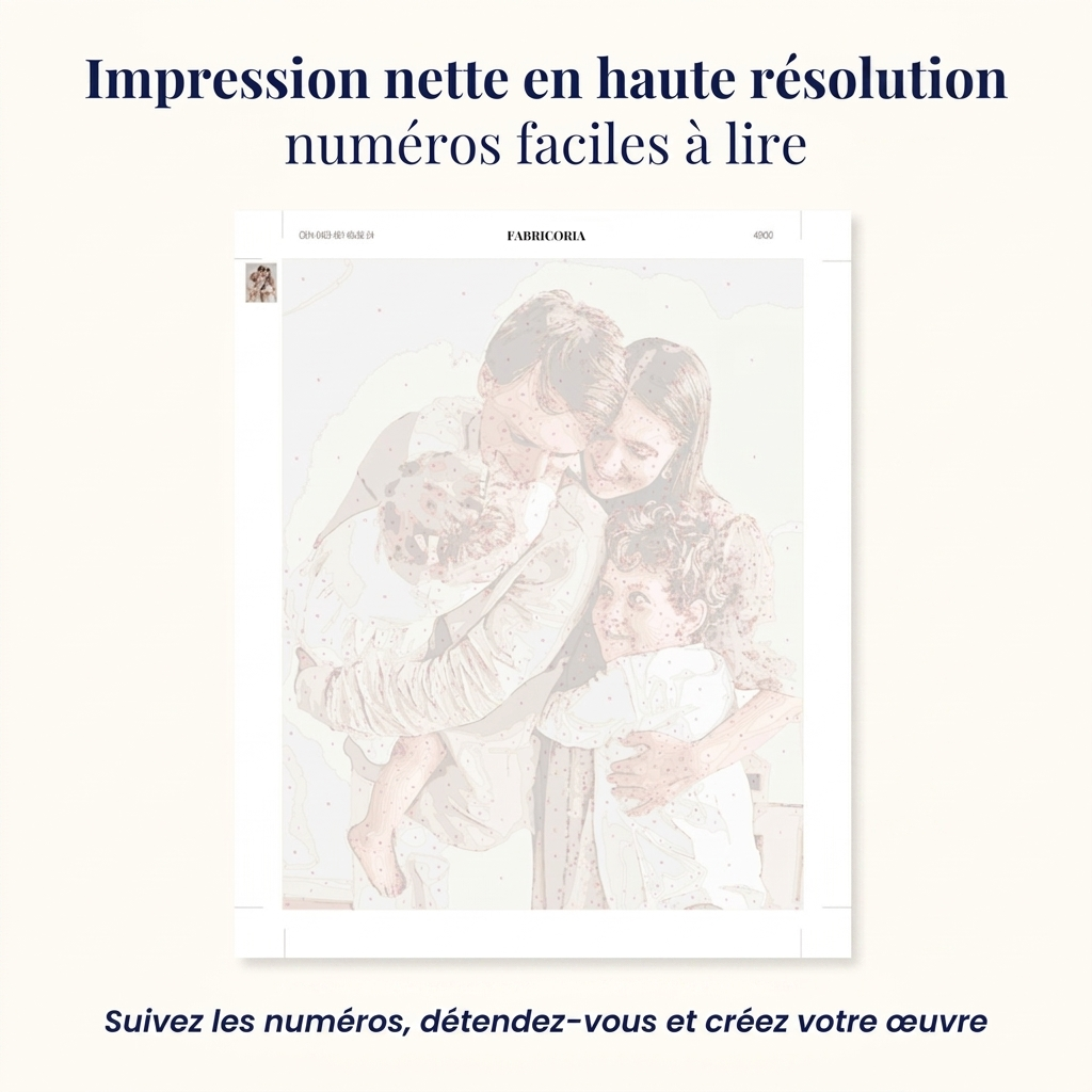 Kit de peinture numéros personnalisé