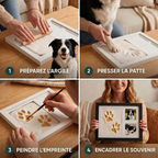 Kit d'Empreinte de Patte en Argile